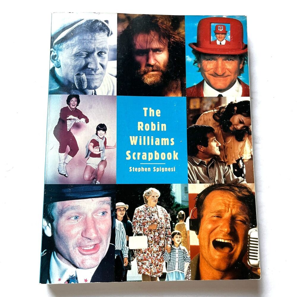 The Robin Williams Scrapbook by Stephen J Spignesi Vintage 1997 1st Edition